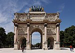 Arc de Triomphe du Carrousel (Paris), 1806–1808, by Charles Percier and Pierre-François-Léonard Fontaine[9]