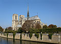 24. A Notre-Dame-székesegyház délkeleti oldala (Párizs, Franciaország) (javítás)/(csere)