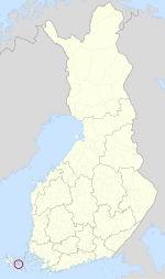 Location o Sottunga in Finland