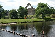 Bolton Abbey and the River Wharfe 53°59′0.39″N 1°53′12.53″W﻿ / ﻿53.9834417°N 1.8868139°W﻿ / 53.9834417; -1.8868139