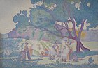 Henri-Edmond Cross, La Ferme, matin