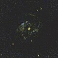 NGC 6951 imagée en ultraviolet par le télescope spatial GALEX.