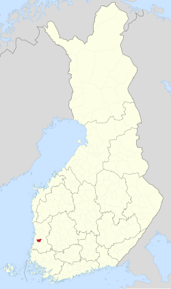 Location of Nakkila in Finland