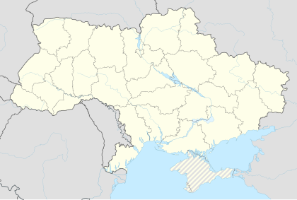 Location map many liggur í Ukraine