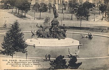 Le bassin vers 1908.