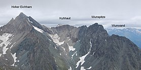 Vue de la Wunwand (sur la droite).