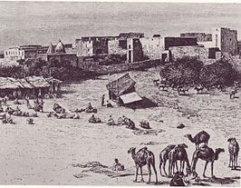 Markt in Mogadishu, 1882