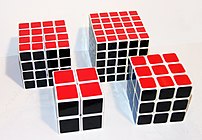 Zauberwürfel, 2×2×2 - 5×5×5