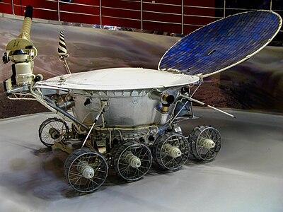 Le rover lunaire soviétique Lunokhod.