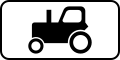 Above sign applies to farm vehicles/equipment