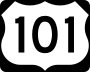 U.S. Route 101 marker