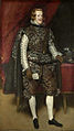 Diego Velázquez: Kahverengi ve gümüş renkli giysileri ile İspanya Kralı IV. Filip (1632)