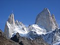 Fitz Roy, tesken Chiile an Argentiinien