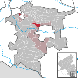 Kaart van Frankweiler