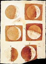 Fases de la Luna, por Galileo Galilei