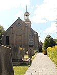 Kerkhof achter de Protestantse Kerk.
