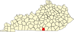 State map highlighting Clinton County