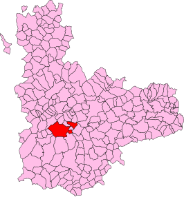 Kaart van Tordesillas