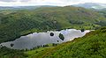 Rydal Water seen from the summit of Nab Scar.