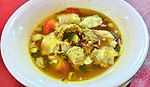 Soto babat, spicy tripe soup