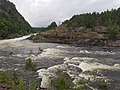 Den nedlagte tømmerrenna i Vennesla. Fra 2000-tallet er den et populært turmål