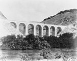 Chemin de fer à Al-Shajara près de Tibériade, 1908