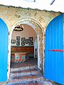 Door leading to water fountain in main building