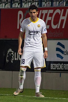 Zoran Gajić v dresu Fastavu Zlín (2018)