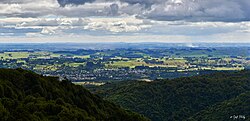 Ashhurst seen from Te Apiti Lookout