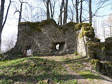 Burg Rothenstein (Bad Grönenbach) 19 - Nordwestwand.JPG