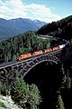 The steel Stoney Creek Bridge carries the Canadian Pacific Railway