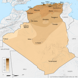 Fransız Cezayiri'nin kronolojik haritası