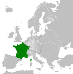 The Kingdom of France në vitin 1789