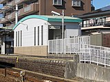 須ヶ口方面駅舎