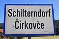 Ortstafel Schliterndorf – Čirkovče