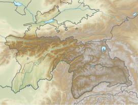 Shughnon Range Шугнанский хребет is located in Tajikistan