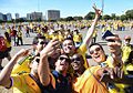 Image 23Colombian fans at the 2014 FIFA World Cup (from Culture of Colombia)