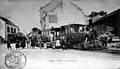 Le tramway d'Étel à La Trinité-sur-Mer vers 1908.