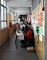 Mesa en una escuela en la Ciudad de Buenos Aires