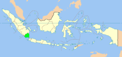 Lokasi Lampung di Indonesia