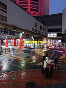 Junction between Komtar bus terminal and Prangin Mall.