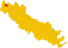 Poziția localității Agnadello