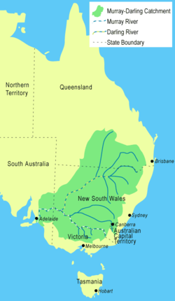 A Murray és a Darling vízgyűjtő területe
