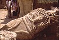 Ninova'nın Nebi Yunus bölgesi kazıları, öküzadam heykeli.