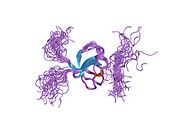 1gbr: ORIENTATION OF PEPTIDE FRAGMENTS FROM SOS PROTEINS BOUND TO THE N-TERMINAL SH3 DOMAIN OF GRB2 DETERMINED BY NMR SPECTROSCOPY