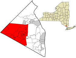 Location in Rockland County and the state of New York.