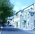 The main street going down the harbour