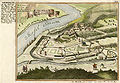 Trarbach – town and palace. Copper engraving by G. Bodenehr 1704.