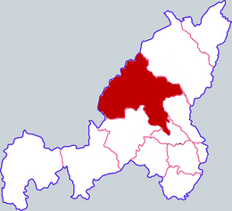 Distretto di Yuyang – Mappa