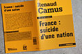 Renaud Camus: France: suicide d’une nation (obálka knihy, 2014)